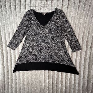 J Jill Wearever‎ Collection Top Size Small Petite Stretch Multicolor